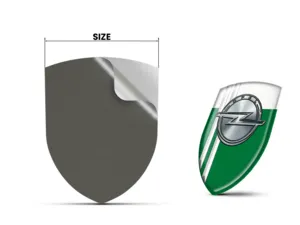 Opel Silicone Sticker Durable High Quality Professional